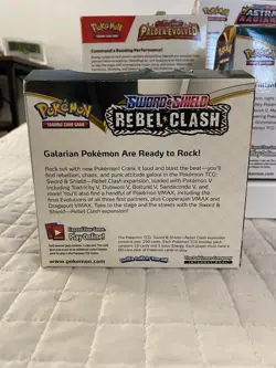 Rebel Clash EMPTY Booster Box GREAT CONDITION - No Packs Pokemon TCG FAST SHIP! - Image 2