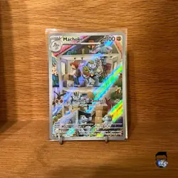 Machoke Scarlet and Violet 151 Illustration Rare English Holo Card - Image 1