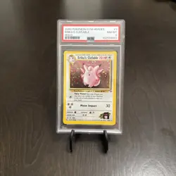 Erika's Clefable 003/132 Gym Heroes 2000 Pokemon Holo Rare PSA 8 💫 NM-Mint - Image 1