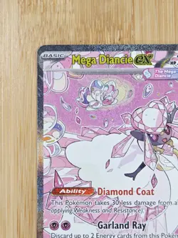 Mega Diancie ex 282/217 Special Illustration Rare Ascended Heroes SIR Pokemon NM - Image 3