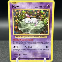 Mew 53/108 Holo Rare XY Evolutions Pokemon Card - Image 1