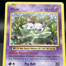Mew 53/108 Holo Rare XY Evolutions Pokemon Card - Image 5