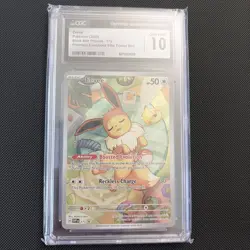 Pokemon Eevee Holo #173 Prismatic Evolutions Promo 2025 - CGC 10 Gem Mint - Image 1