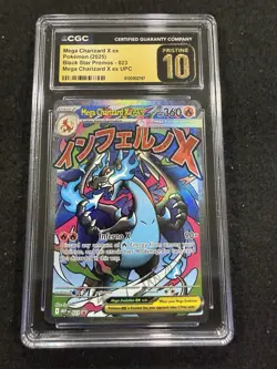 Pokemon Mega Charizard ex UPC Promo #023 in a CGC Pristine 10 !! - Image 1