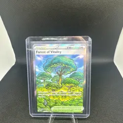 Pokemon TCG Forest of Vitality Trainer-Stadium Full Art Holo 109/068 POR English - Image 1
