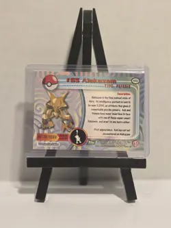 Topps Alakazam Pokemon Card TV Animation Edition Holo EN 1999 #65 - Image 2