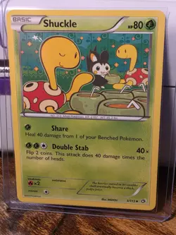 1 Ea Lp+ Nm Pokemon TCG The Pokemon Company Shuckle 3/113 Legendary Treasures Uc - Image 1