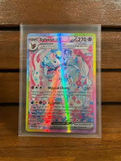 Pokemon SV: Prismatic Evolutions Sylveon ex 156/131 English Near Mint - Image 1