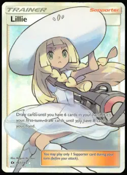 Lillie (Full Art) 147/149 Holo Ultra Rare SM Base Set Pokemon NM - Image 1