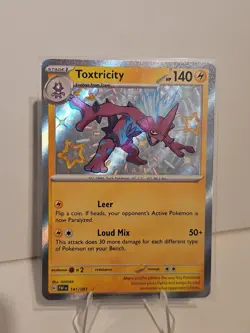 Toxtricity 141/091 SV: Paldean Fates Baby Shiny Holo Rare Pokemon TCG NM - Image 1
