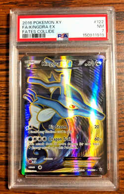 Kingdra EX Full Art Ultra Rare #122|PSA NM 7|2016 XY Fates Collide|Pokemon TCG - Image 1