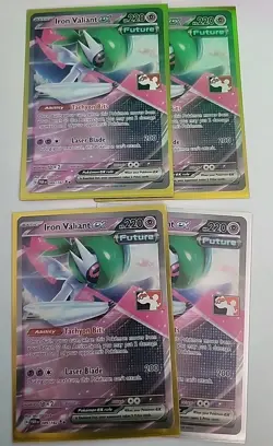 Iron Valiant Ex Pokemon Prize Pack Series x4 - Image 1