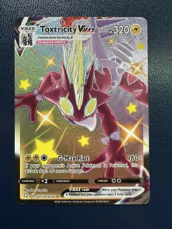 Toxtricity VMAX SV113/SV122 Holo - Pokemon Shining Fates NM - Image 1