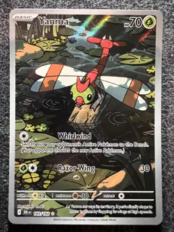 Yanma 183/182 Illustration Rare Holo Pokemon Card NM - Image 1