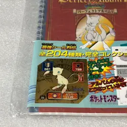 Pokemon Amada Sticker Perfect Album 1 with Mew Gold Rare Sticker - Sealed #2436 - Image 3