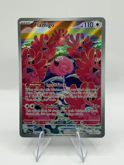 Pokemon Flamigo 227/193 Illustration Rare Scarlet Violet Paldea Evolved NM - Image 1