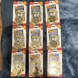 Pokemon Surging Sparks Promo Pack Lot of 9 Pachirisu Card w/ Coin English - Image 1