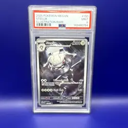 2025 Pokemon Mega Evolution Steelix #150/132 IR Pokemon TCG Card [PSA 9] - Image 1