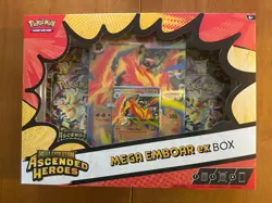 Pokemon TCG Mega Evolution Ascended Heroes Meganium, Feraligatr, Emboar ex boxes - Image 2