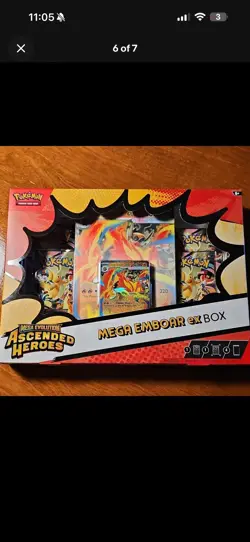 Pokemon TCG Mega Evolution Ascended Heroes ex Box Bundle - Image 2
