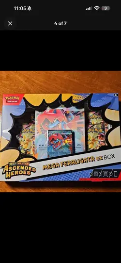 Pokemon TCG Mega Evolution Ascended Heroes ex Box Bundle - Image 3
