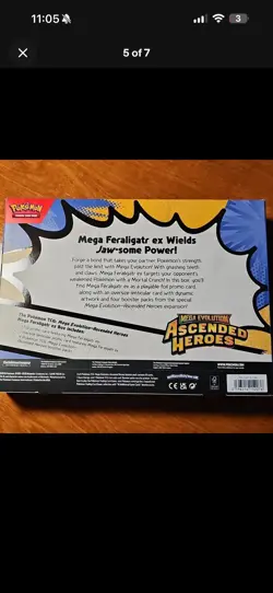 Pokemon TCG Mega Evolution Ascended Heroes ex Box Bundle - Image 4