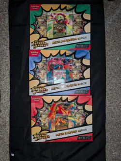 Pokemon TCG: Mega Evolution Ascended Heroes Mega ex Boxes (Set Of 3) SEALED ✅ - Image 1