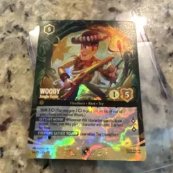 Disney Lorcana TCG Woody - Jungle Guide 54/P3 Foil Set Champ Promo - Image 1