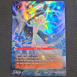 Disney Lorcana The Cold Never Bothered Me Elsa Enchanted Holo 234/204 EN 2023 - Image 1