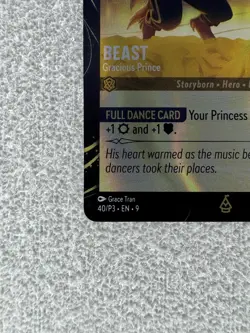 Disney Lorcana Beast Gracious Prince 40/P3 Quest Promo - Image 5