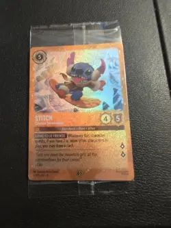 Sealed - Stitch Carefree Snowboarder - Lorcana Winterspell - Foil Promo 42/P3 - Image 1