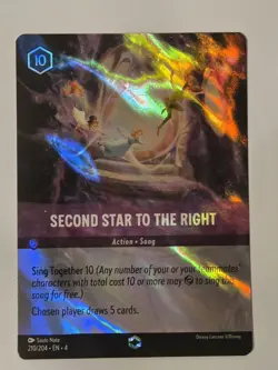 Disney Lorcana Ursula's Return Enchanted Second Star to the Right NM *Read* - Image 1