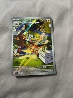 Pokemon TCG Charjabug 169/162 Temporal Forces Illustration Rare Card - Image 3