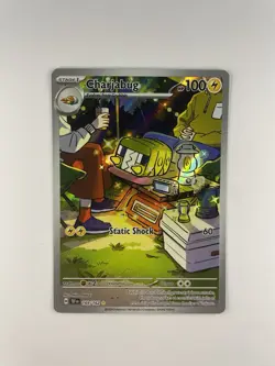 Pokemon TCG Charjabug 169/162 Temporal Forces Illustration Rare Card - Image 1