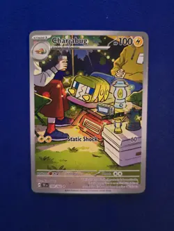 Pokemon TCG Charjabug 169/162 Temporal Forces Illustration Rare Card - Image 1