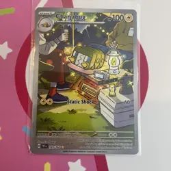 Pokemon TCG Charjabug 169/162 Temporal Forces Illustration Rare Card - Image 1