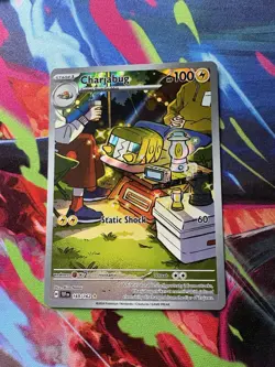 Pokemon TCG Charjabug 169/162 Temporal Forces Illustration Rare Card - Image 1