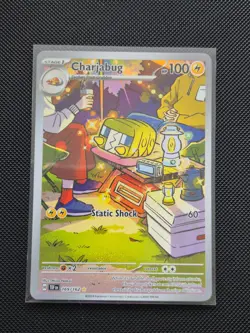 Pokemon TCG Charjabug 169/162 Temporal Forces Illustration Rare Card - Image 1