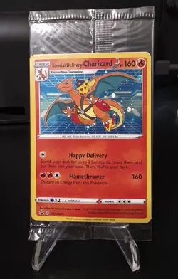 Special Delivery Charizard SWSH075 SWSH: Sword & Shield Promo Cards Holo Sealed - Image 1