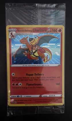 Special Delivery Charizard SWSH075 SWSH: Sword & Shield Promo Cards Holo Sealed - Image 3