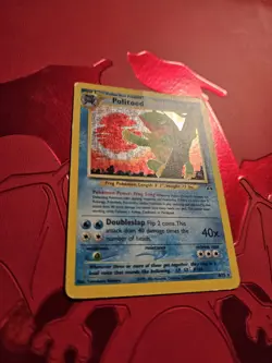 Politoed Holo Neo Discovery Pokemon Card 8/75 TCG MP Vintage Poliwhirl - Image 3
