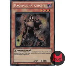 Yugioh Kagemucha Knight PRC1-EN014 Secret Rare 1st Edition NM - Image 1