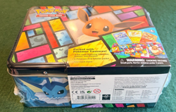 Pokemon TCG Eevee Collector's Treasure Chest Lunchbox Tin NEW SEALED - READ - Image 4
