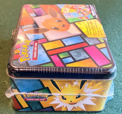 Pokemon TCG Eevee Collector's Treasure Chest Lunchbox Tin NEW SEALED - READ - Image 5