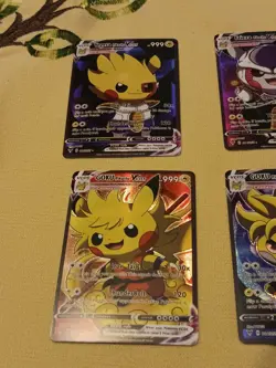 6Pikachu Pokemon Card Holo GX VSTAR VMAX GX EX Cosplay Art - Image 2