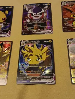 6Pikachu Pokemon Card Holo GX VSTAR VMAX GX EX Cosplay Art - Image 3