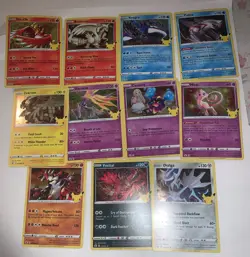 Pokemon Celebrations 25th Anniversary 11 Card Lot 2 No Duplicates NM - Image 1