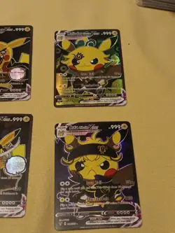 6Pikachu Pokemon Card Holo GX VSTAR VMAX GX EX Cosplay Art - Image 4