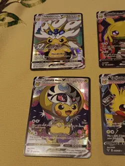6Pikachu Pokemon Card Holo GX VSTAR VMAX GX EX Cosplay Art - Image 2