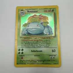 Venusaur 15/102 - Base Set - Pokemon Card TCG Holo - Image 2